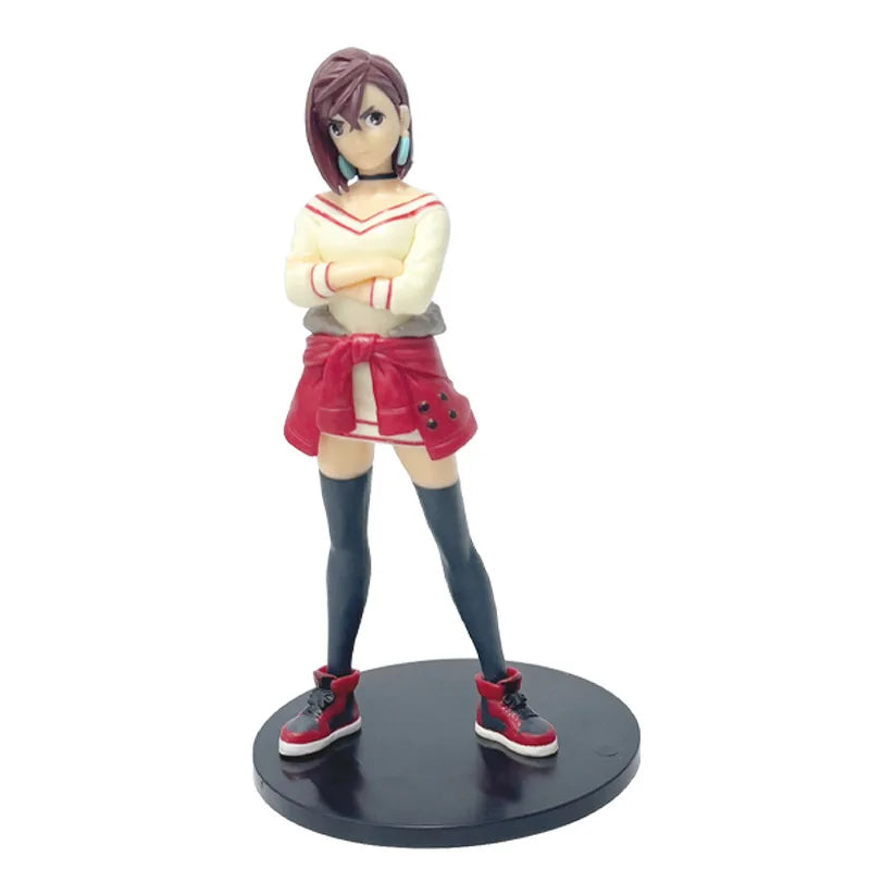8.5CM Anime Dandadan Ayase Momo Figure Noodle Stopper Figure Sitting Posture Small Sit Series Model Toys Doll Aciton Figure