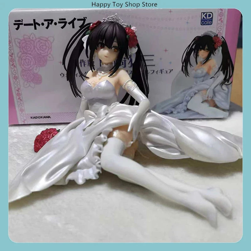 DATE A LIVE Kurumi Tokisaki Wedding Dress Ver. Anime Figure Statue Desktop Decoration Gift