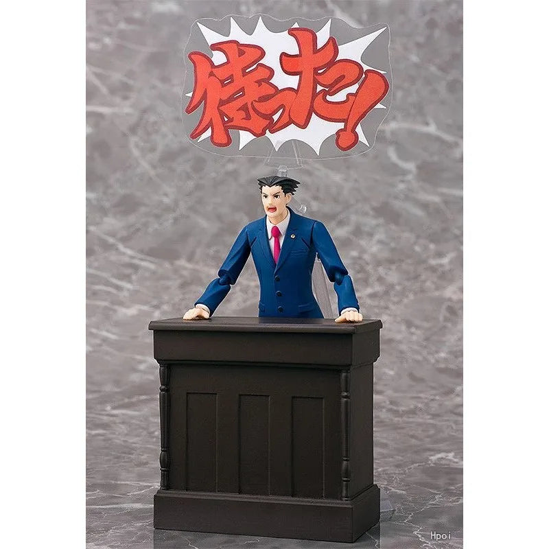 Max Factory Figma Finished Product Movable Exquisite Proportional Doll Series Ace Attorney Anime Toy Model Festival Gift for Boy