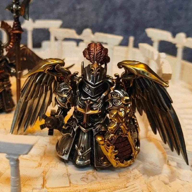 Paladin Metal Toy Figure Model Crusader Magnetic Detachable Desktop High-End Decorative For A Few Days Ornaments Figure Gift