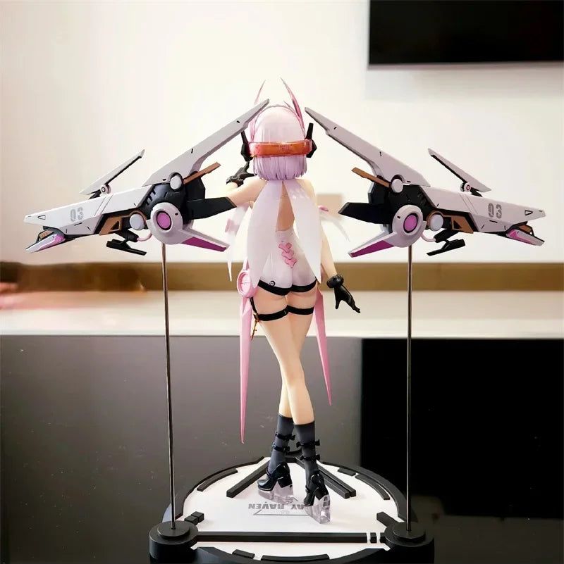 In Stock Gray Raven Punishing Liv Game Statue 100% Original Wings Inc Pvc Action Character Series Model Toy Gift 27cm