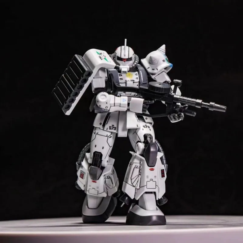 In-stock XINGDONG White Wolf GTO Zaku II Matsunaga Shin HG 1:144 White Wolf Water Decals Assembly Model Kit Anime Figure Gift