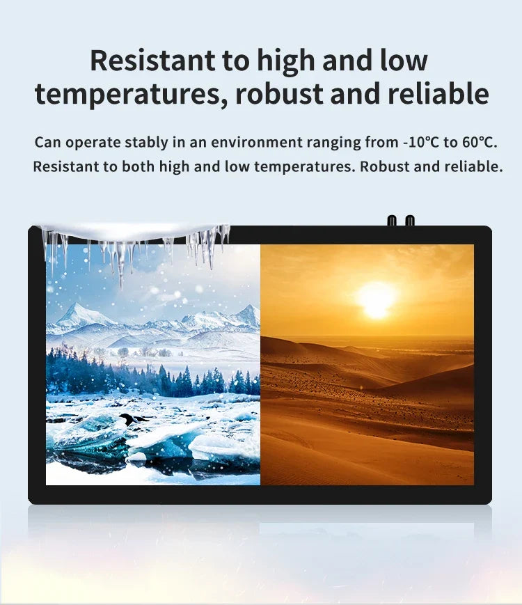 15.6 Inch All in One Capacitive Touch Screen PC Industrial Panel Computer