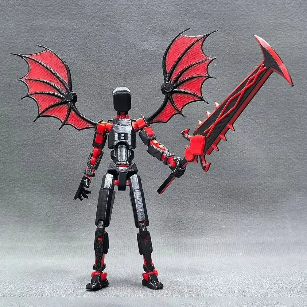 Desktop Decoration 3D Printed Robot 13 Action Figure Shapeshift Robot Multi-Jointed Movable Robot Dummy Action Figures Upgraded