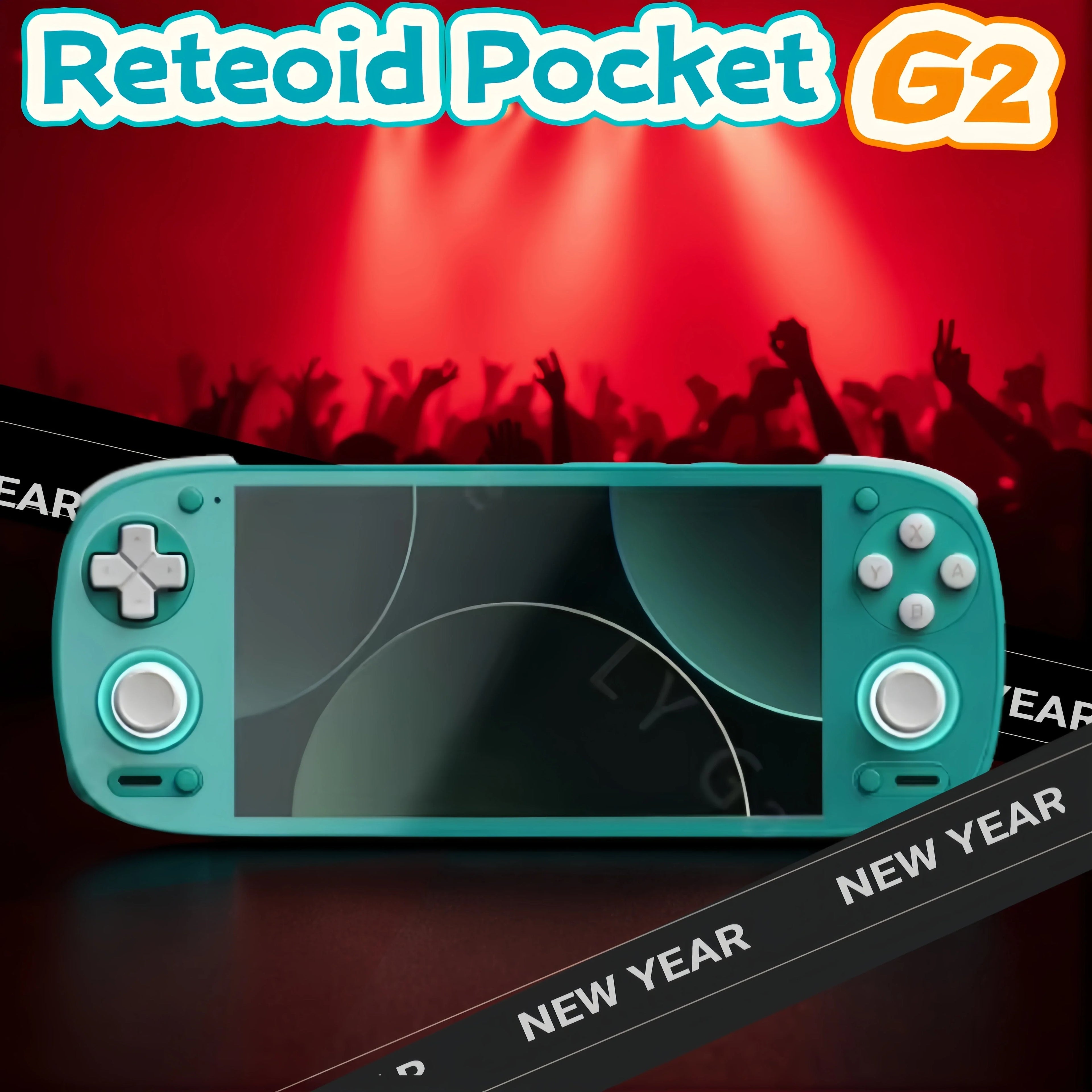 Retroid Pocket G2 RP G2 Retro Handheld Game Console Video Game Consoles 5.5Inch 1080P AMOLED Screen Android15 5000mAh PSP PS2