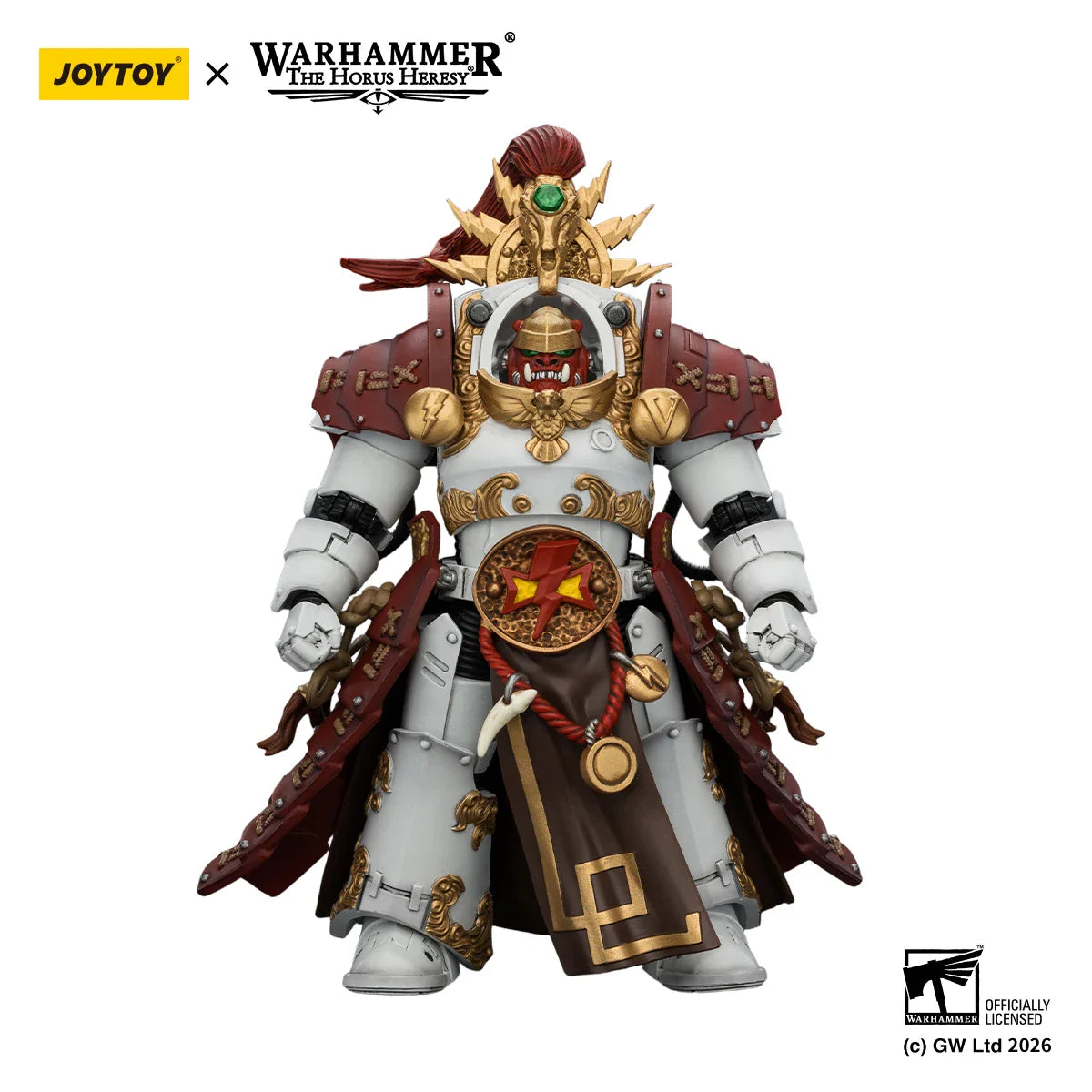 【Pre-sale】JOYTOY Warhammer 40K White Scars Qin Xa - Master of The Keshig 1/18 Action Figure Model Toy