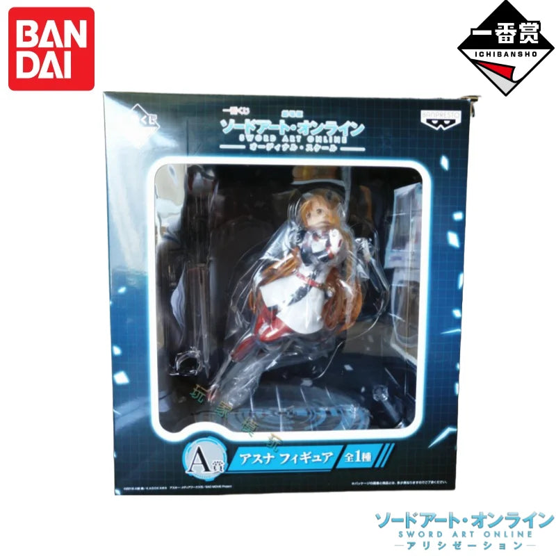 Original Banpresto Anime Characters Sword Art Online Movie Asuna Pretty Garage Collectible Ornaments Model Toys