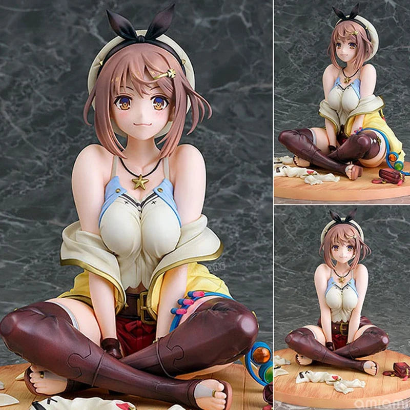 Atelier Yumia Liessfeldt Anime Girl Figure Ever Darkness & the Secret Hideout Ryza Reisalin Stout Action Figure Model Doll Toys