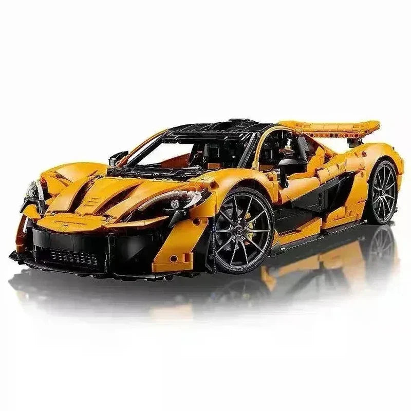 1:8 3893Pcs Technical Mechanical Group P1 Super Racing Car Home Decoration Assembly Model 42172 Toys For Children Christmas Gift