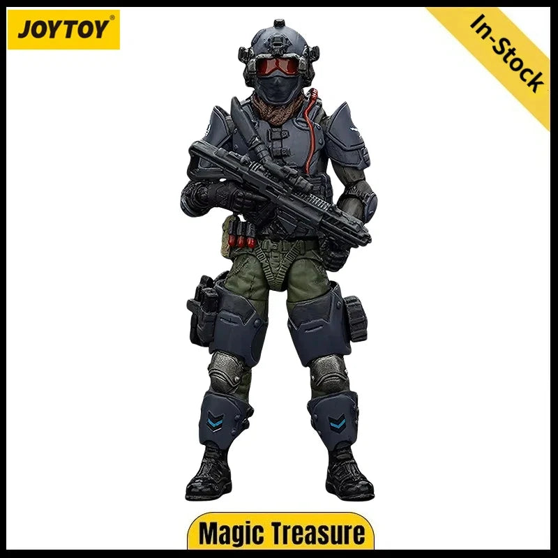 【In stock】JOYTOY 1/18 Action Figure Dark Source Stellar Scar Assault Team Ghostmanganese Figure Toys