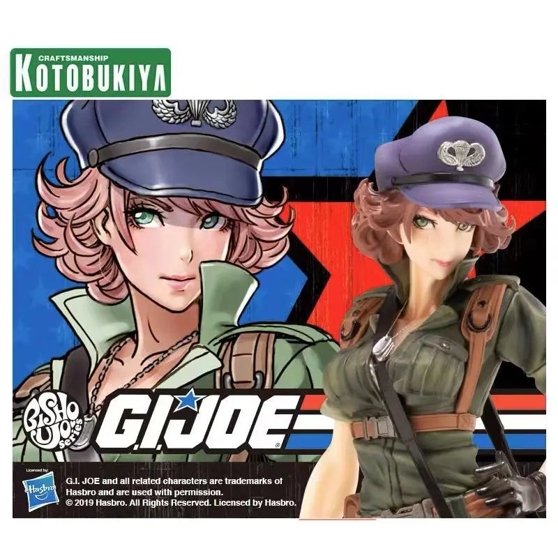 Original Kotobukiya G I JOE Bishoujo Series Covert Operations Lady Jaye Collectibke Modern Army 1/7 Scale Pre-Painted Figure