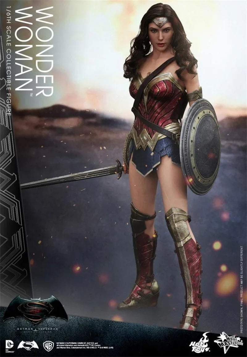 Original HOTTOYS HT MMS359 1/6 Batman Dawn of Justice WONDER WOMAN Full Set 12inch Action Figure Dolls for Fans Gift