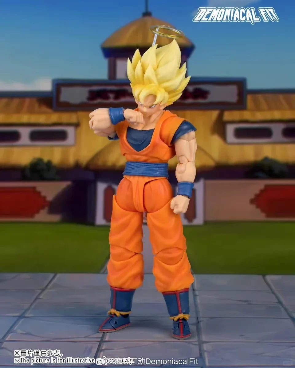 NEW Demoniacal Fit Son Goku Figure Dragon Ball Z SHF 3.0 Goku Figurine Martialist Forever Return From Beyond Action Figures GIFT