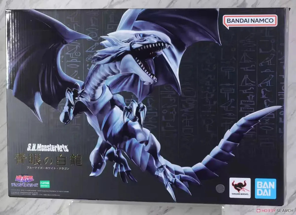 S.H.MonsterArts Action Figure Set White Dragon Blue Eye SHM Anime Figure Articulated Collectible Statue Gift