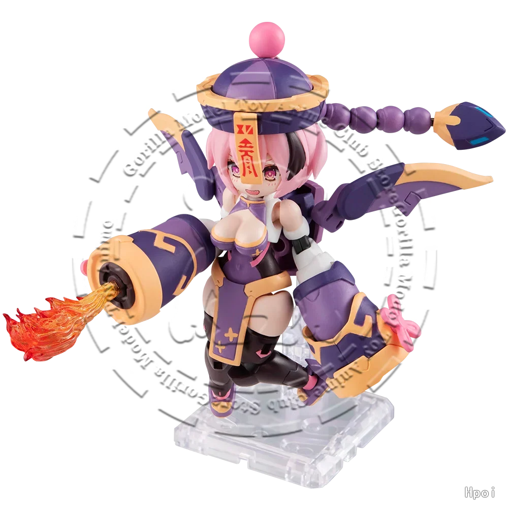 In Stock Original Genuine MegaHouse DESKTOP ARMY N-202d Titania Genbu Model Kit 80mm Japanese Mecha Collectible Toy Figure Gift