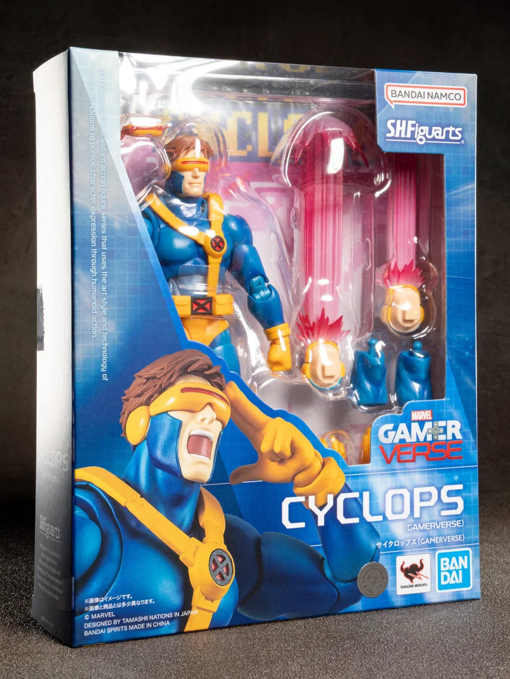 Sofort lieferbar: Original SHFiguarts X-Men Cyclops Gamerverse Actionfigur Spielzeug PVC Modell Sammlung Game Merchandise Überraschungsgeschenk