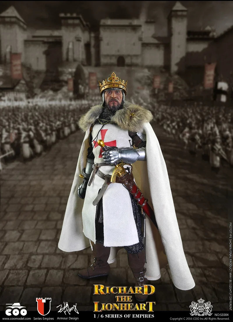 Original COOMODEL SE004 Richard the Lionheart 1/6 soldier Action Figure Model Toys 12-inch collection ornament gift