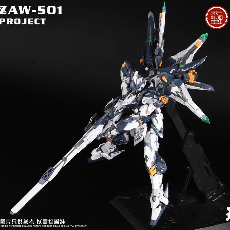 DLKHOBBY Model Streptopelia Action Figures Zaws01 Assembly Model Kit Model Three Layer Skeleton Plastic Robot Toy Gift
