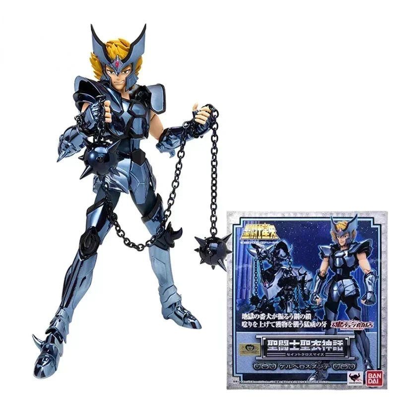 Bandai in stock Saint Seiya Anime Character Saint Cloth Myth EX Krishna Dante Siegfried Action Figure Toy Children's Gift