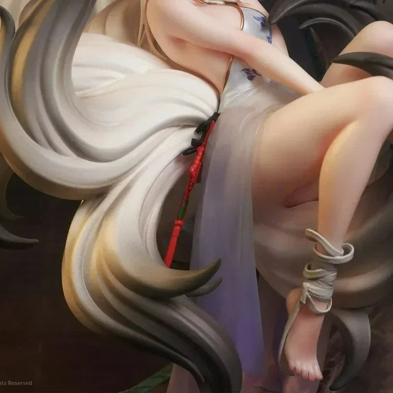 Genuine Original AniMester Painting Fox Mo Li Anime Figure PVC 25cm 1/7 Dolls Satuette Ornament Figure Model Collection Toy Gift