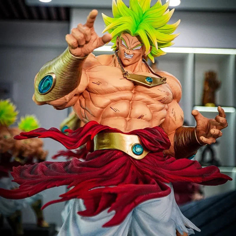 Hot Dragon Ball Statue Brother Jt Break Brolly Creative Cartoon Around Hand-Made Desktop Ornaments For Boy Birthday Gift