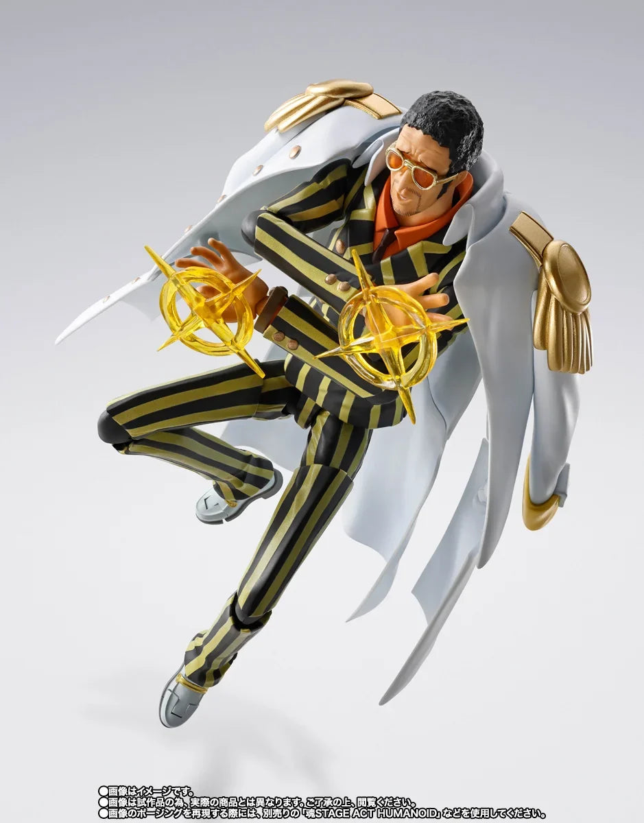 Presale Original Bandai ONE PIECE S.H.Figuarts SHF Borsalino Future Island Egghead Action Figure Animation Toy Gift Model Toys