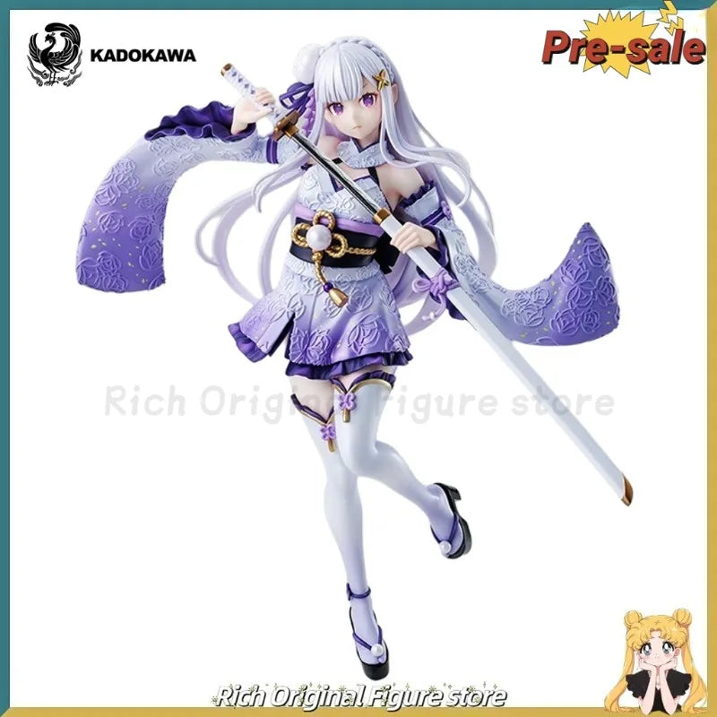 【Pre-sale】Original KADOKAWA KDcolle Re: ZERO - Starting Life in Another World - Emilia Battle Costume Anime Figure