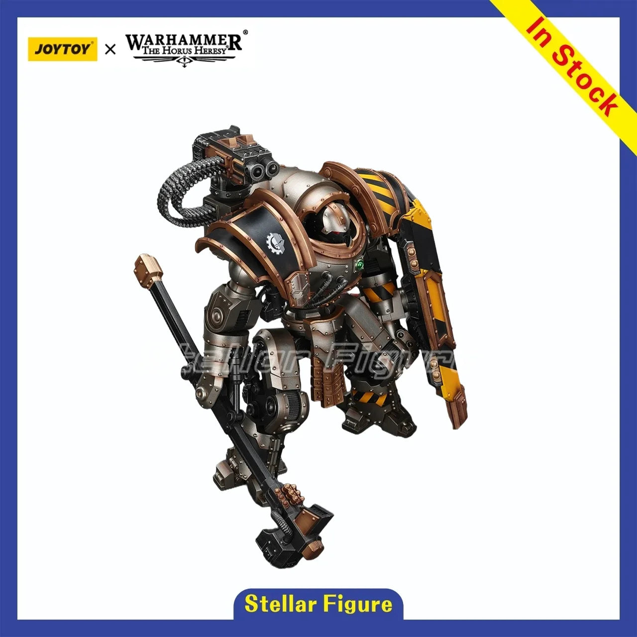 【SF】JOYTOY Warhammer The Horus Heresy 1/18 Action Figure Iron Warriors Iron Circle Domitar Ferrum Class Battle Automata with