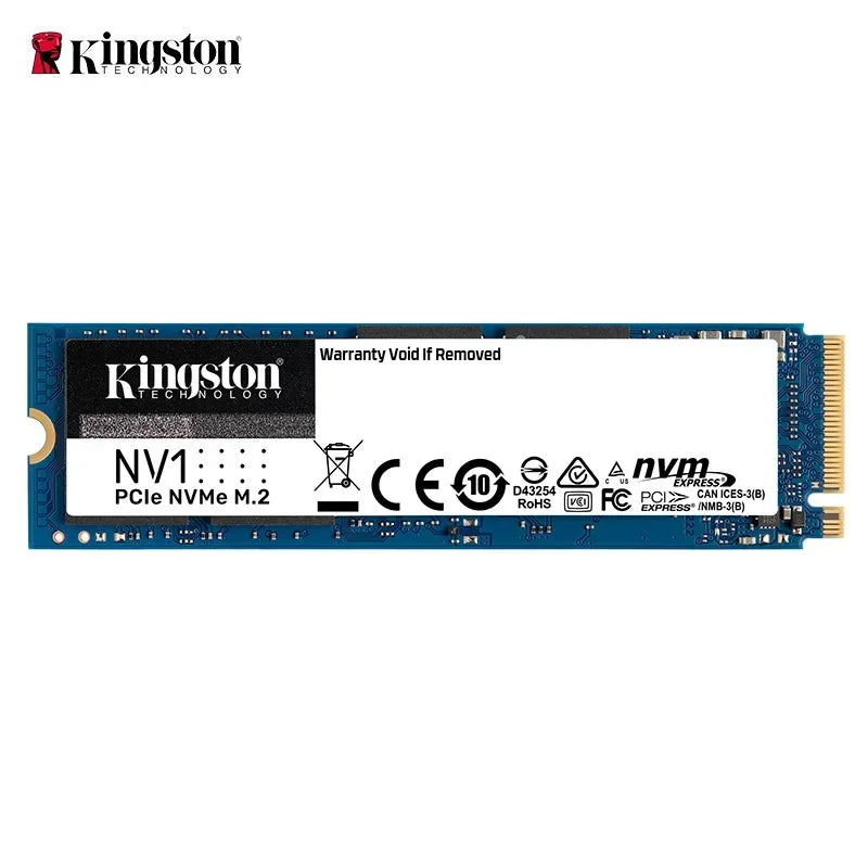 Kingston SSD NV1 NV3 NVMe M.2 2280 SSD 250GB 500GB 1TB Internal Solid State Drive Hard Disk Sff for Laptop Desktop PC