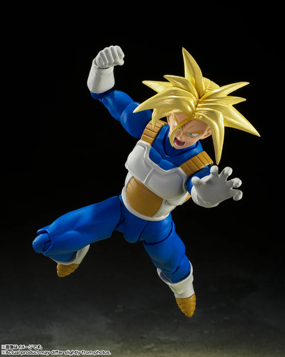 In Stock Original Anime Figure Dragon Ball Z S.H.Figuarts SUPER SAIYAN TRUNKS -INFINITE LATENT SUPER POWER Action Figurine Toys