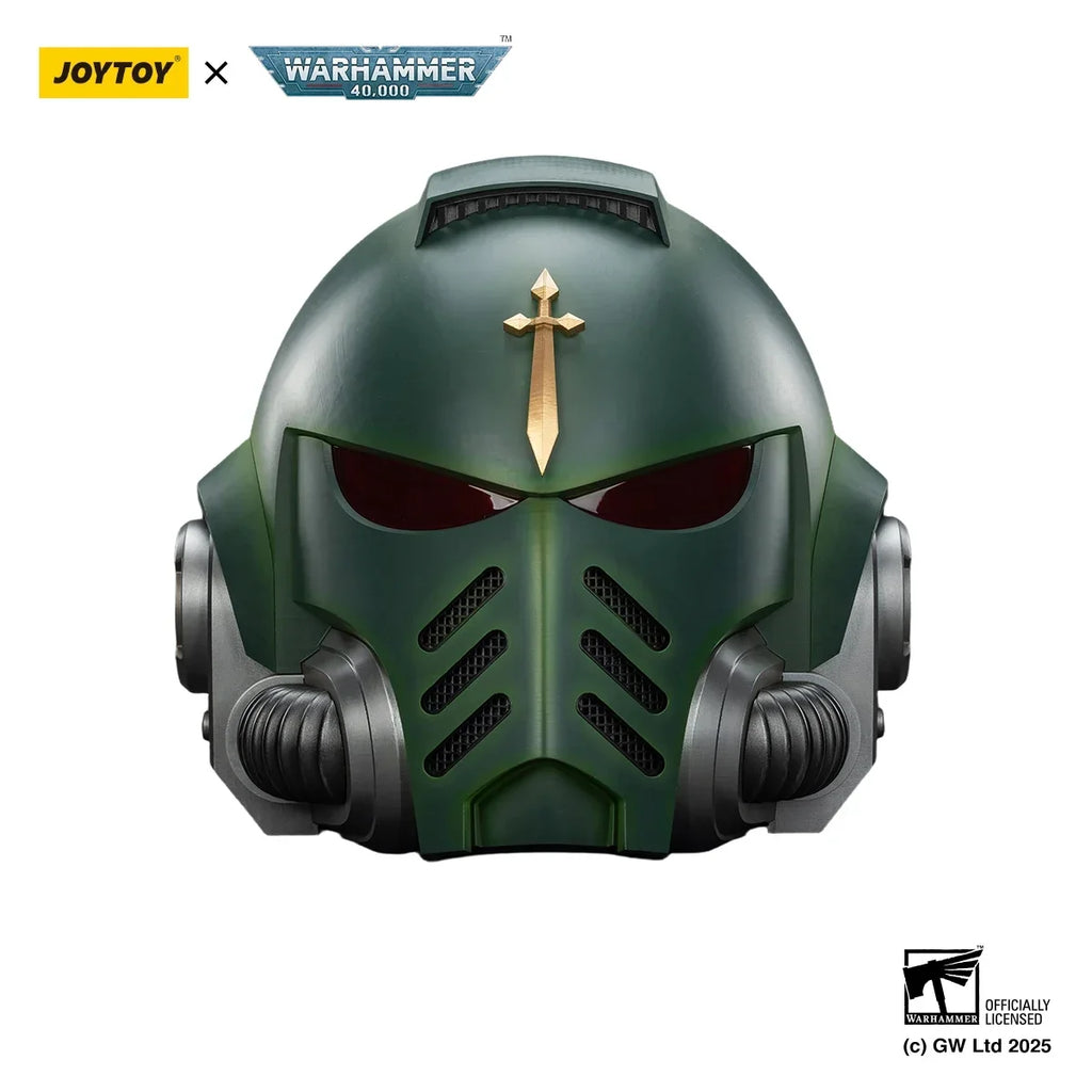 JOYTOY Warhammer 40K Dark Angels MkX Helmet Display Stand Set Action Figure  Wear Toys Titus Model Ultramarines Collection