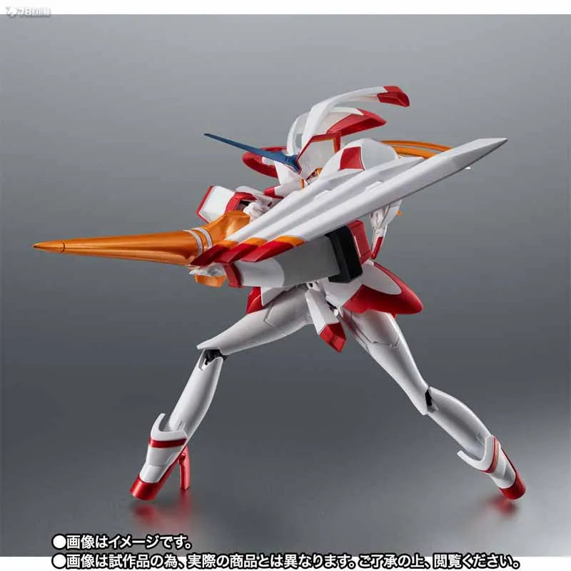 Bandai Original S.H.Figuarts Strelizia & ZERO TWO The 5th Anniversary Anime Figures Toys for Boys Christmas Gift Model Ornaments