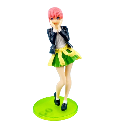 Anime Nino Figure 20CM Black Jacket College Uniform The Quintessential Quintuplets Standding Model Dolls Toy Gift PVC Material