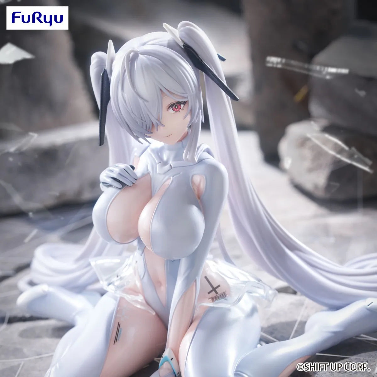 Original Genuine FuRyu Prepainted Noodle Stopper Figure Goddess of Victory: Nikke Cinderella Game Character Figure Decoration
