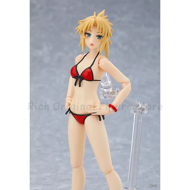 【In Stock】Original Max Factory Figma#EX-062 Fate / Grand Order Mordred Rider Swimsuit Ver. Anime 1/12 Action Figure Model Toys