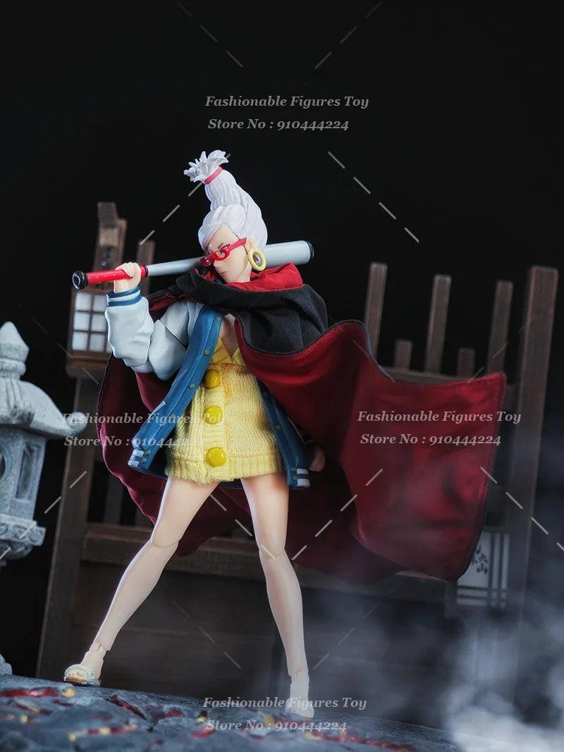 SHF 1/12 Female Soldier Cape Ayase Seiko Dang Dang Anime Dolls Cosplay Cloak Clothes With Iron Wire Fit 6Inch Action Figure Mode