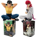 23cm ARTFX J YuYu Hakusho Hiei Anime Figure Youko Kurama/Yusuke Urameshi/Shuichi Minamino Action Figure Gk Model Doll Toys Gifts
