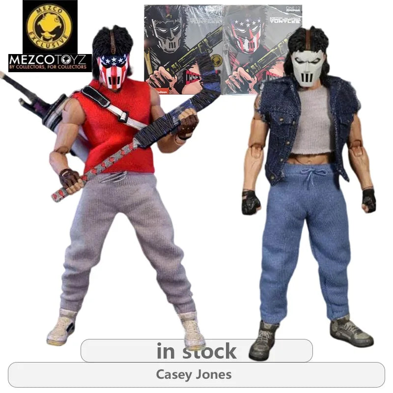 Mezco Toyz Original Teenage Mutant Ninja Turtles Series Casey Jones Anime Action Figure Model Toys Movable Model Gifts Fo Boys