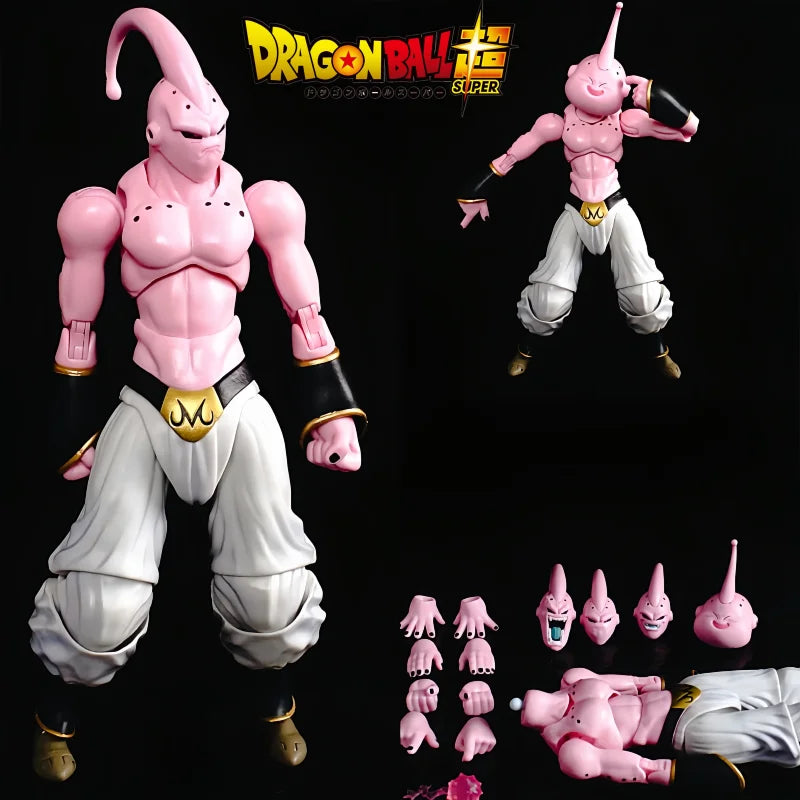 New Hot 24cm Anime Dragon Ball Sh Figuarts Majin Buu Pvc Movable Super Buu Action Figure Collection Model Toys For Birthday Gift