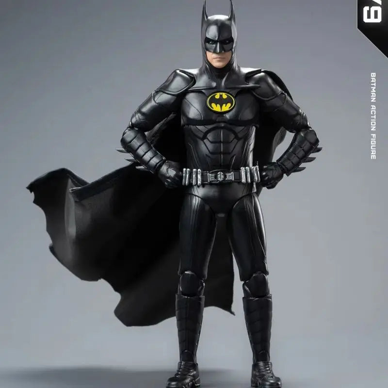 Fondjoy 1/9 2023 Keaton Batman Action Figure Collectible Trendy Toy Statue Desktop Ornament Doll Model Kit Boy Fans Gift