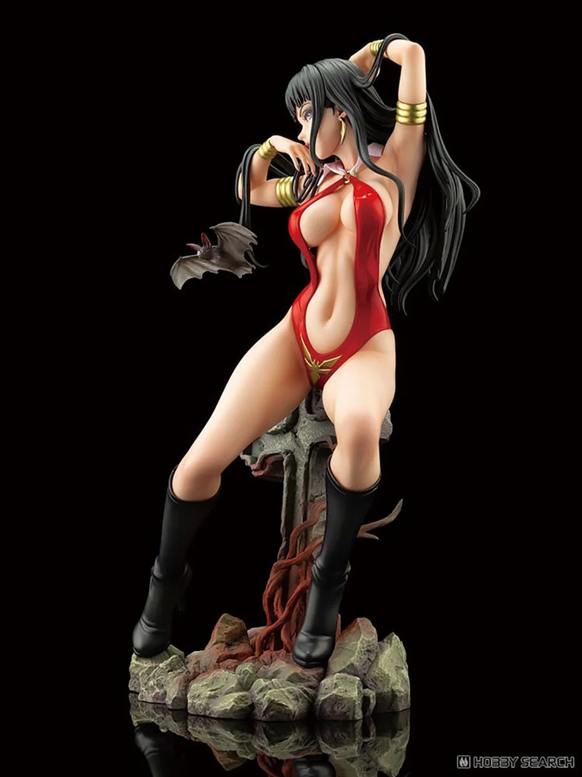 In Stock Original Kotobukiya Prepainted Horror Bishoujo Vampirella 1/7 H=200mm Comic Character Figure Decoration Collection Gift
