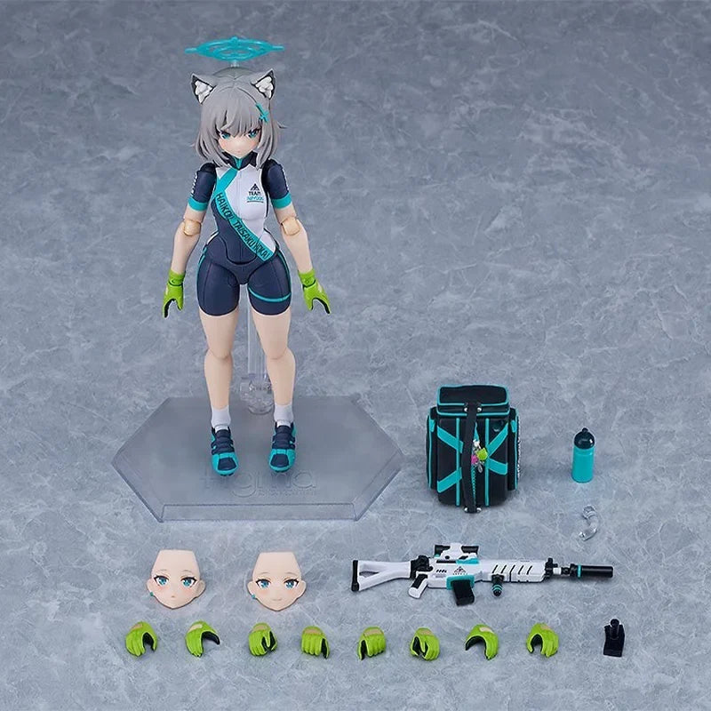 Original Max Factory Blue Archive Sunaookami Shiroko Figma #644-DX Cycling DX Edition Anime Garage Kit Action Figure Toy Model