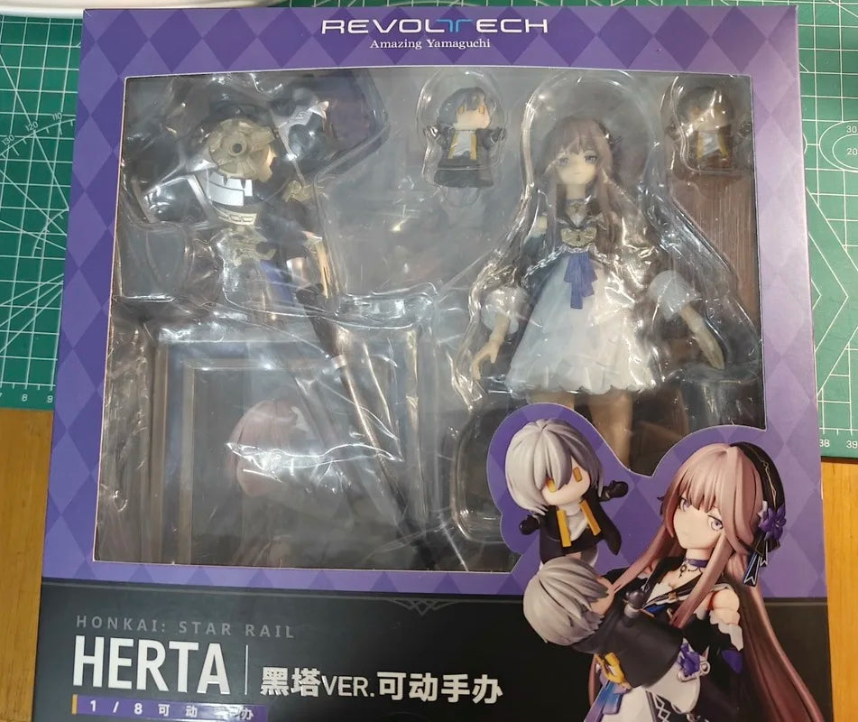 Honkai Star Rail Herta 1/8 Scale Artikulierte Actionfigur Anime-Charakter Sammlermodell Desktop-Display
