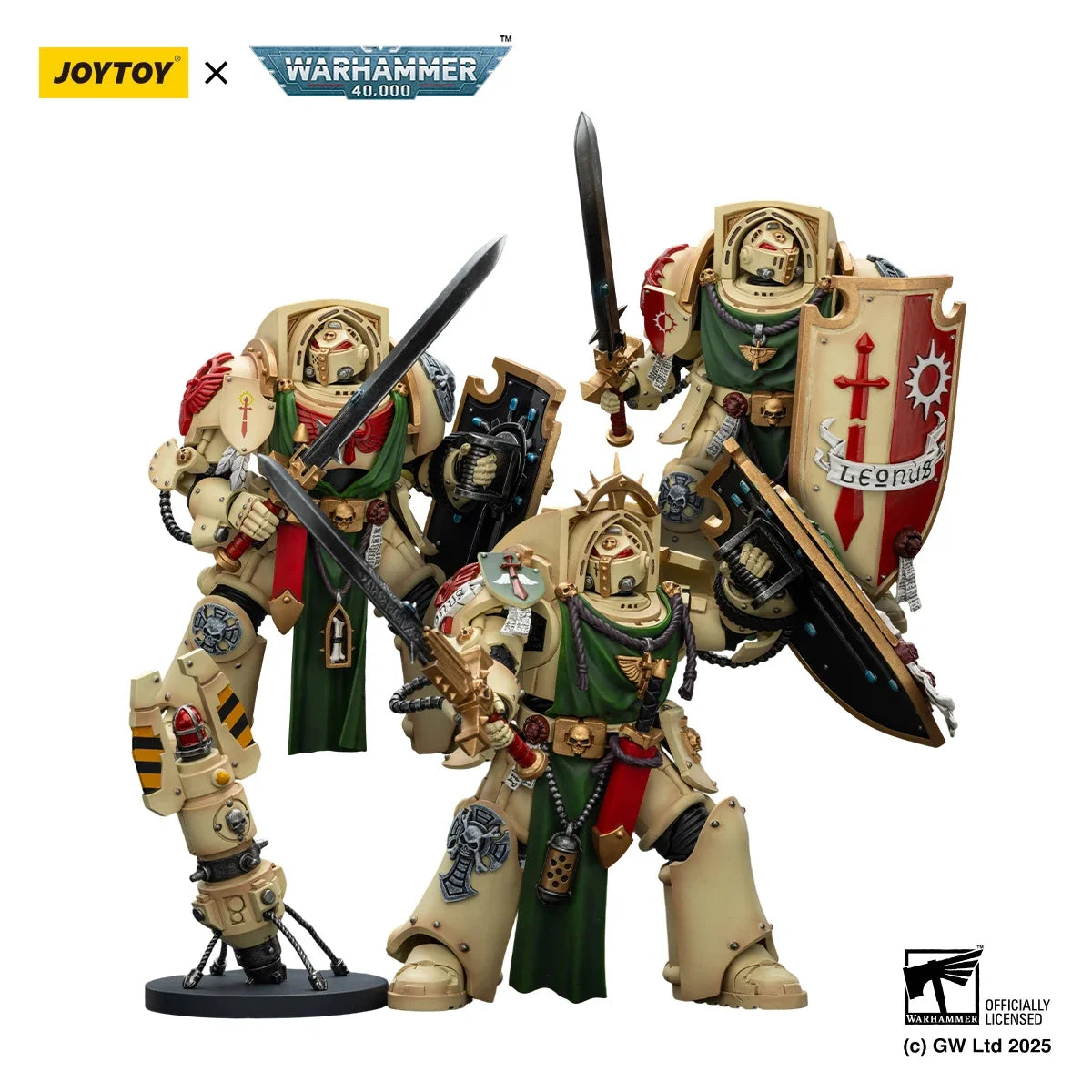 JOYTOY 1/18 Action Figure Warhammer 40K Dark Angels Deathwing Knight 1 Deathwing Knight 2 Deathwing Knight 3 Collectible Toys