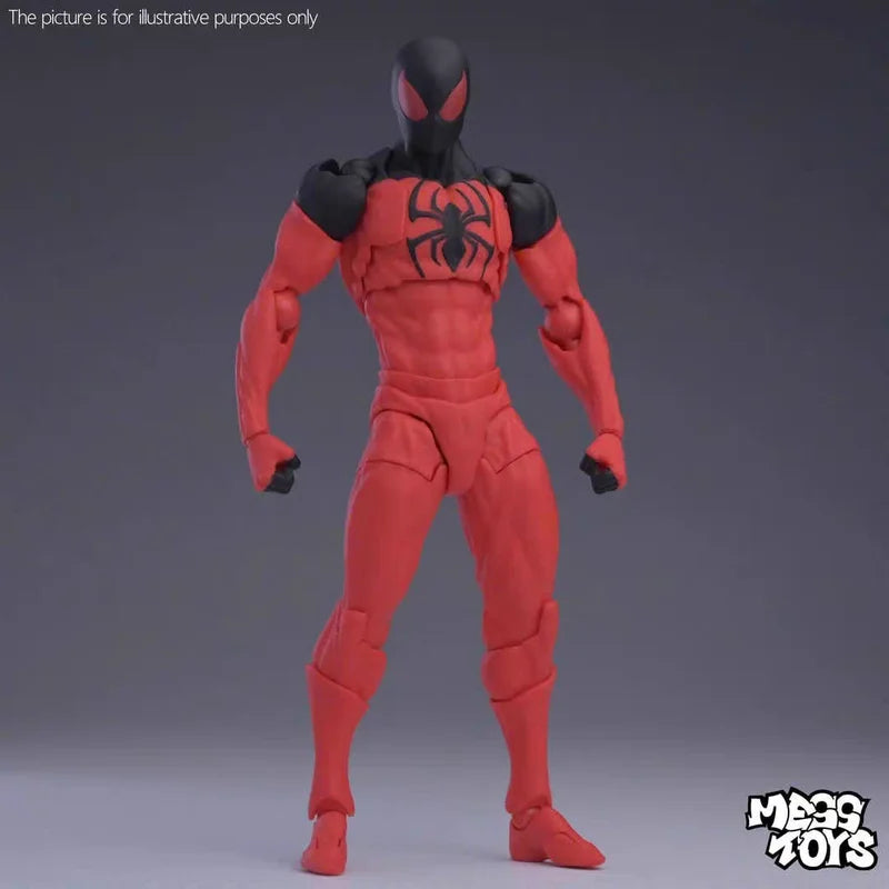 Hot Spider-Manr Action Figure Scarlet Spider Figures Joints Movable Collectible Doll Spiderman Model Toy Desktop Ornaments
