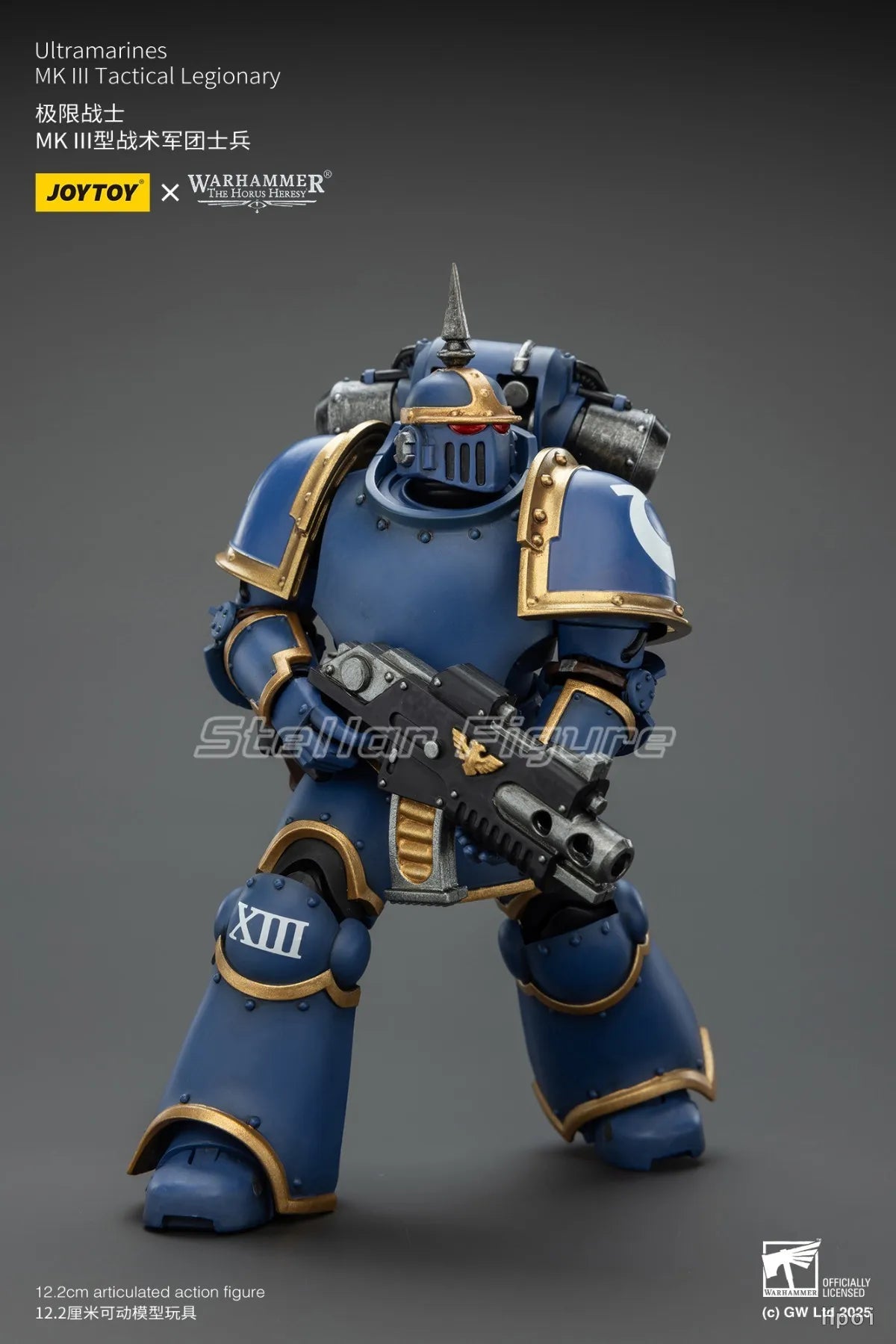 【SF】JOYTOY Warhammer 40K 1/18 Action Figure Ultramarines MK Ill Tactical Legionary Model Toys Gifts Collection Ornaments