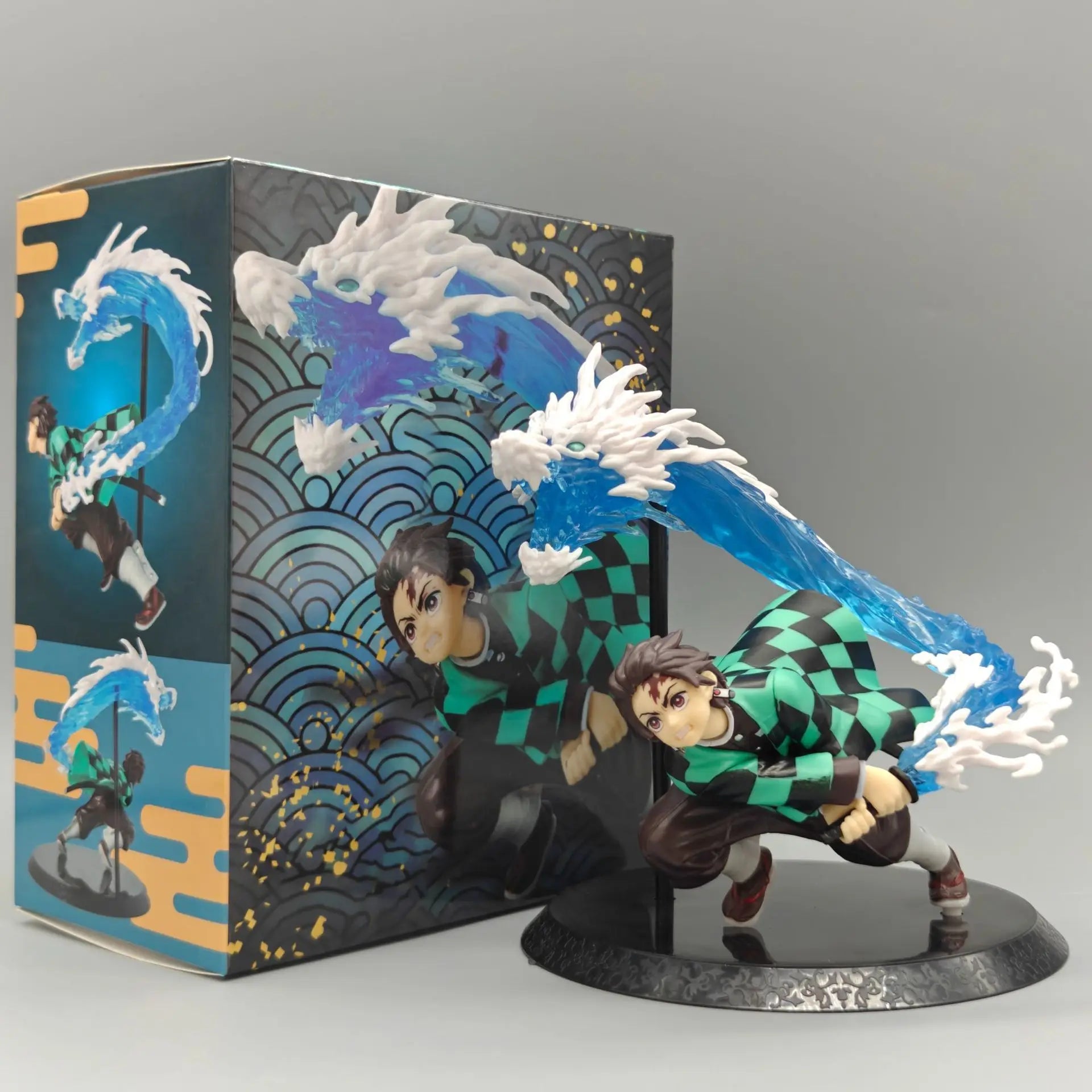 Boxed Anime Figure Model Ghost Slayer Infinite Castle Water pe Revolving Life Model Collectible Souvenir from Japan PVC Mat...