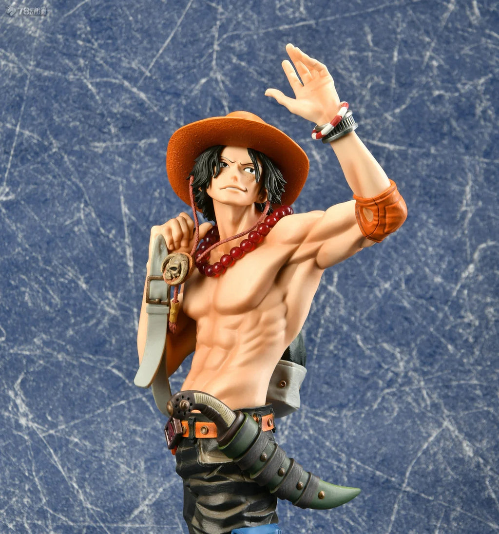 25CM Anime One Piece Portgas D Ace Figure BWFC World Figure Colosseum 10th See You Again Wave Ace Zoukei Ou Action Figure PVC