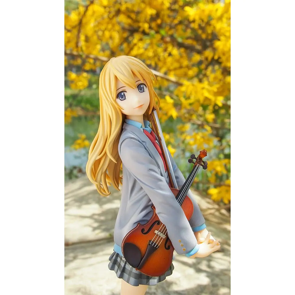 20CM Anime Your Lie in April Figure Miyazono Kaori Standing Animation Model Toy Gift Collection Decoration Ornaments PVC