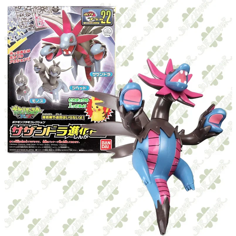Bandai Original Pokémon Evolution Series Regular Edition Cobalion Virizion Keldeo Dark Kyurem Assembly Model Toys